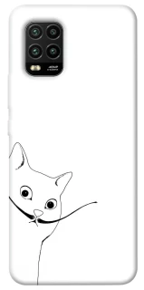 Чехол на Xiaomi Mi 10 Lite Кот Дали фото 1 из 1