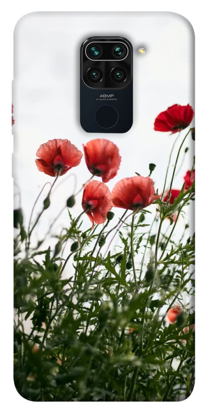 Чохол на Xiaomi Redmi Note 9 / Redmi 10X Поле маків фото 1 з 1
