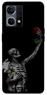 Чохол на Oppo Reno 7 4G Skeleton vs Rose фото 1 з 1