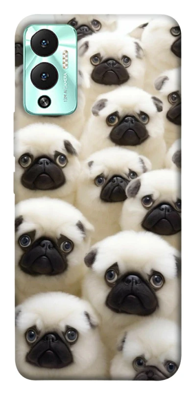 Чохол на Infinix Hot 12 Play Doggy Pug Love фото 1 з 1