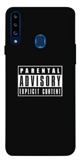 Чохол на Samsung Galaxy A20s Parental Advisory Label фото 1 Чохол на Samsung Galaxy A20s Parental Advisory Label фото 1 з 1