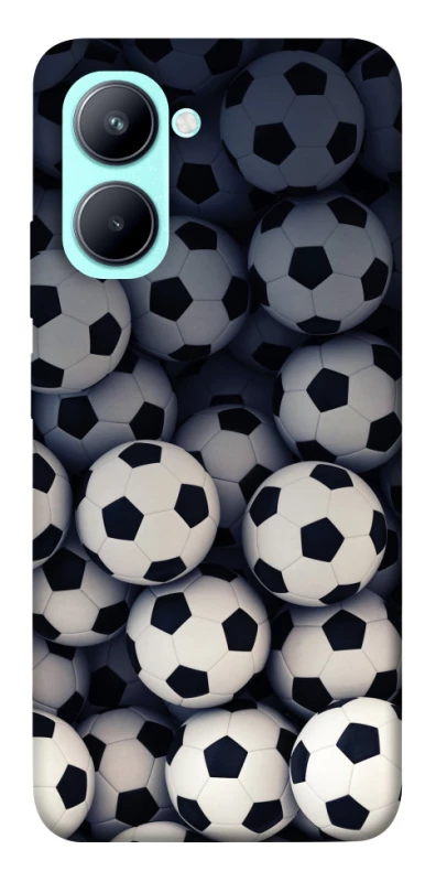 Чохол на Realme C33 Футбольні м'ячи фото 1 з 1