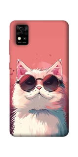 Чохол на ZTE Blade A31 Сat with glasses фото 1 з 1