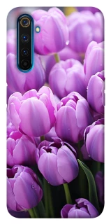 Чохол на Realme 6 Pro Фіолетові тюльпани фото 1 з 1