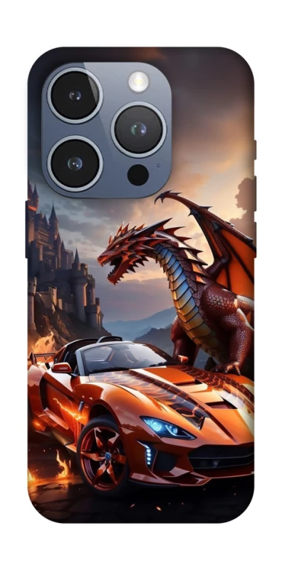 Чохол на Apple iPhone 16 Pro Сar and dragon фото 1 з 1