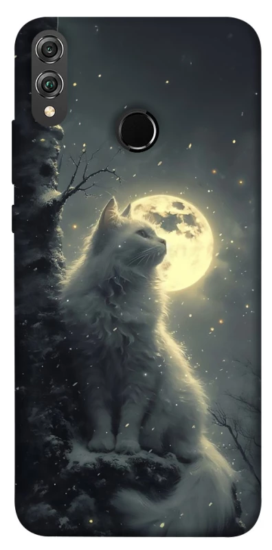 Чехол на Huawei Honor 8X Кот под луной фото 1 из 1