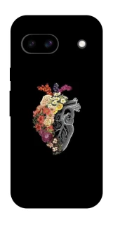 Чохол на Google Pixel 8a Heart with flowers фото 1 з 1