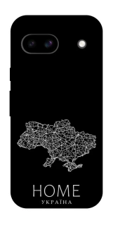 Чохол на Google Pixel 8a Ukraine black map фото 1 з 1