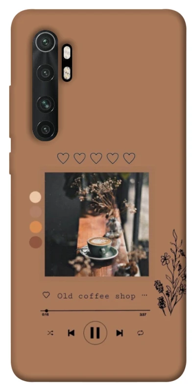 Чехол на Xiaomi Mi Note 10 Lite Coffee player фото 1 из 1