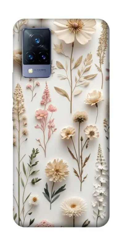 Чехол на Vivo V21 Floral design ver.1 фото 1 из 1