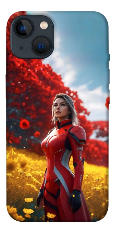 Чохол на Apple iPhone 13 (6.1") Cyber space girl ver.5 фото 1 з 1