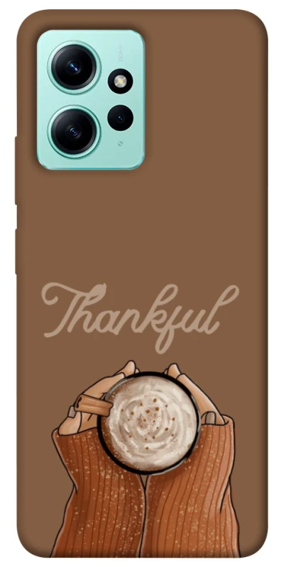 Чехол на Xiaomi Redmi Note 12 4G Thankful coffee фото 1 из 1