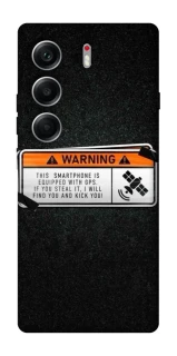 Чохол на Tecno Camon 40 Warning фото 1 з 1