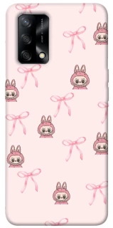 Чохол на Oppo A74 4G Pink bows and Labubus фото 1 з 1