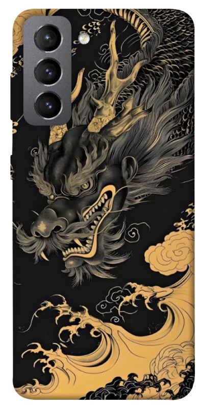 Чохол на Samsung Galaxy S21 FE gold dragon фото 1 з 1