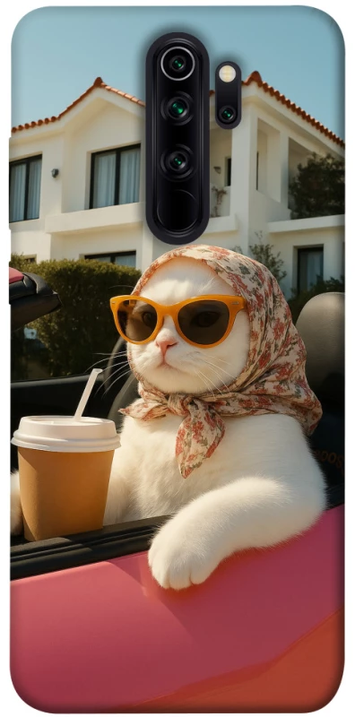 Чохол на Xiaomi Redmi Note 8 Pro Stylish Cat Cruise фото 1 з 1