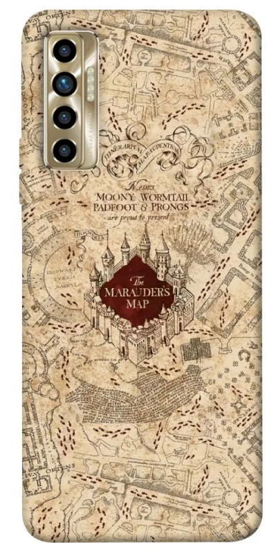 Чехол на TECNO Camon 17P Marauders map фото 1 из 1