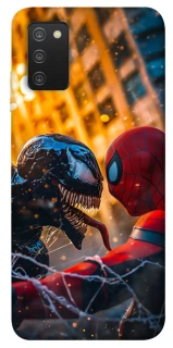 Чехол на Samsung Galaxy A03s Venom vs Spiderman фото 1 из 1
