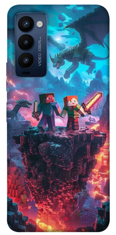 Чохол на TECNO Camon 18 Minecraft v3 фото 1 з 1