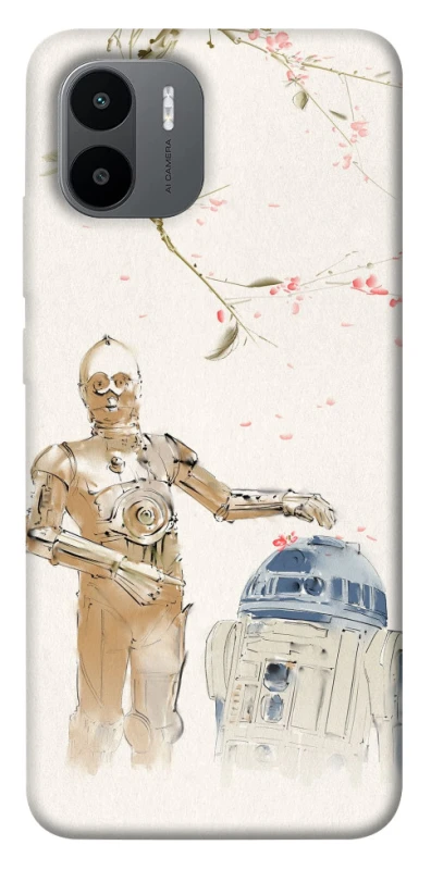 Чохол на Xiaomi Redmi A1 / A2 Star Wars robots фото 1 з 1