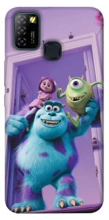Чехол на Infinix Hot 10 Lite Monsters friends фото 1 из 1