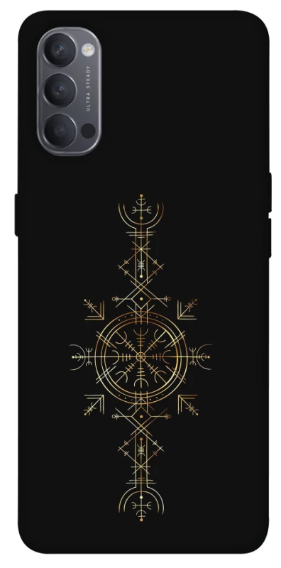 Чехол на Oppo Reno 4 Viking Compass фото 1 из 1