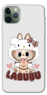 Чохол на Apple iPhone 11 Pro Max (6.5") Hello Kitty Labubu фото 1 з 1