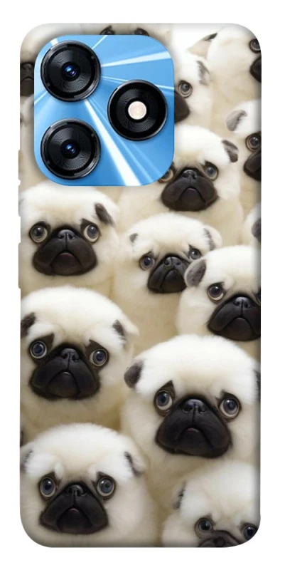 Чохол на TECNO Spark 10 Doggy Pug Love фото 1 з 1