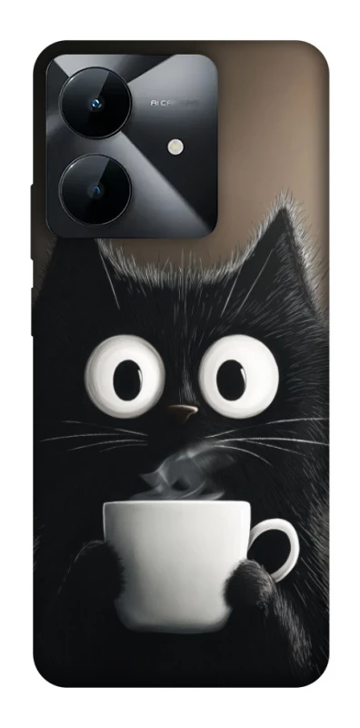 Чехол на Realme Note 60x morning cat фото 1 из 1