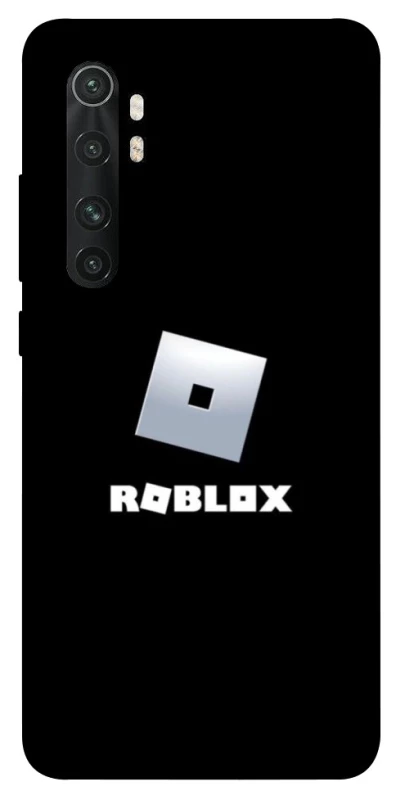 Чехол на Xiaomi Mi Note 10 Lite Roblox logo black фото 1 из 1