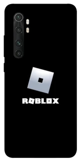 Чехол на Xiaomi Mi Note 10 Lite Roblox logo black фото 1 из 1