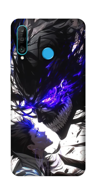 Чехол на Huawei P30 lite Black soul anime фото 1 из 1