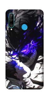 Чехол на Huawei P30 lite Black soul anime фото 1 из 1