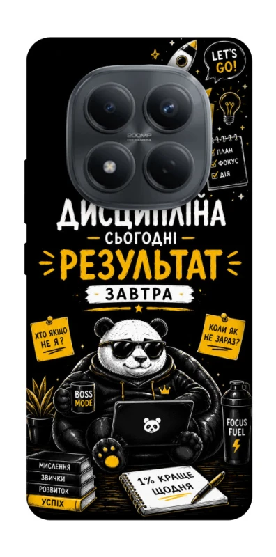 Чехол на Xiaomi Redmi Note 15 Pro 4G Дисципліна фото 1 из 1