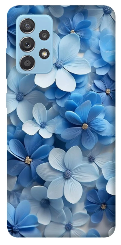Чохол на Samsung Galaxy A52 4G / A52 5G Сині квіти фото 1 з 1
