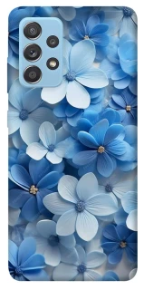 Чехол на Samsung Galaxy A52 4G / A52 5G Синие цветы фото 1 из 1