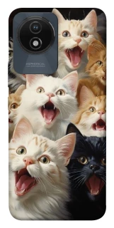 Чохол на Vivo Y02 Коти фото 1 з 1