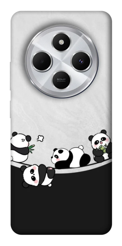 Чехол на Xiaomi Redmi 14C / Poco C75 Four pandas фото 1 из 1