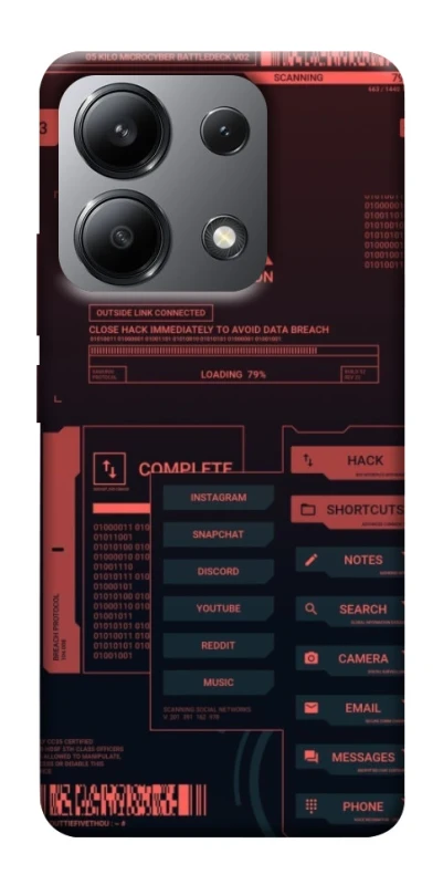 Чохол на Xiaomi Redmi Note 13 4G Attention фото 1 з 1