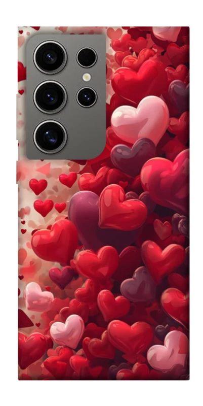 Чохол на Samsung Galaxy S24 Ultra Many hearts фото 1 з 1