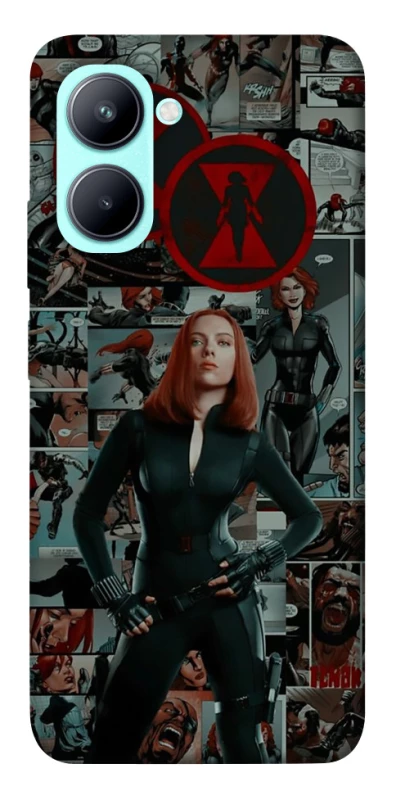 Чехол на Realme C33 Black Widow фото 1 из 1