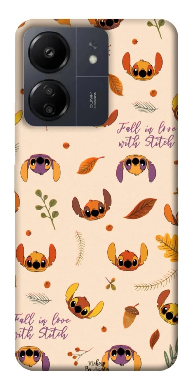 Чохол на Xiaomi Redmi 13C Fall in love with Stitch фото 1 з 1