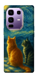 Чехол на Infinix Note 50 Pro+ Cats under the stars фото 1 Чехол на Infinix Note 50 Pro+ Cats under the stars фото 1 из 1