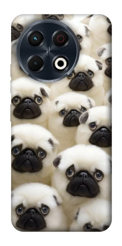 Чохол на TECNO Spark 30 Pro (KL7) Doggy Pug Love фото 1 з 1