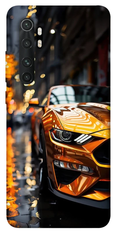 Чохол на Xiaomi Mi Note 10 Lite Golden sports car фото 1 з 1