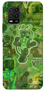 Чохол на Xiaomi Mi 10 Lite Dandysworld tv green theme фото 1 з 1