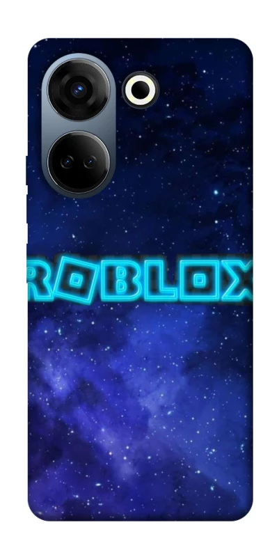 Чохол на TECNO Camon 20 Pro (CK7n) Roblox Space Logo Blue фото 1 з 1