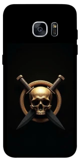 Чехол на Samsung G935F Galaxy S7 Edge Golden Skull фото 1 из 1