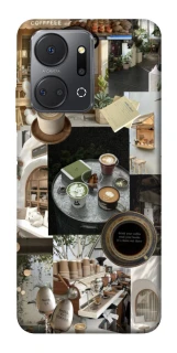 Чехол на Huawei Honor X7a Coffee collage ver.4 фото 1 из 1