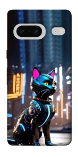 Чехол на Google Pixel 7 Cyber cat фото 1 из 1